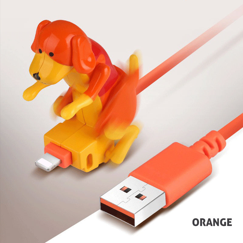 ✨ Cute Puppy Fast Charging Cable – Fun 3A Charger with Data Transfer 🐶⚡