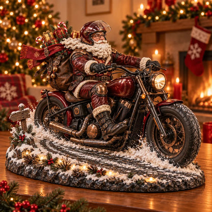 ⭐🏍️ Santa’s Ride Home – Christmas Motorcycle Keepsake Collection💨