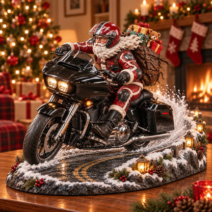 ⭐🏍️ Santa’s Ride Home – Christmas Motorcycle Keepsake Collection💨