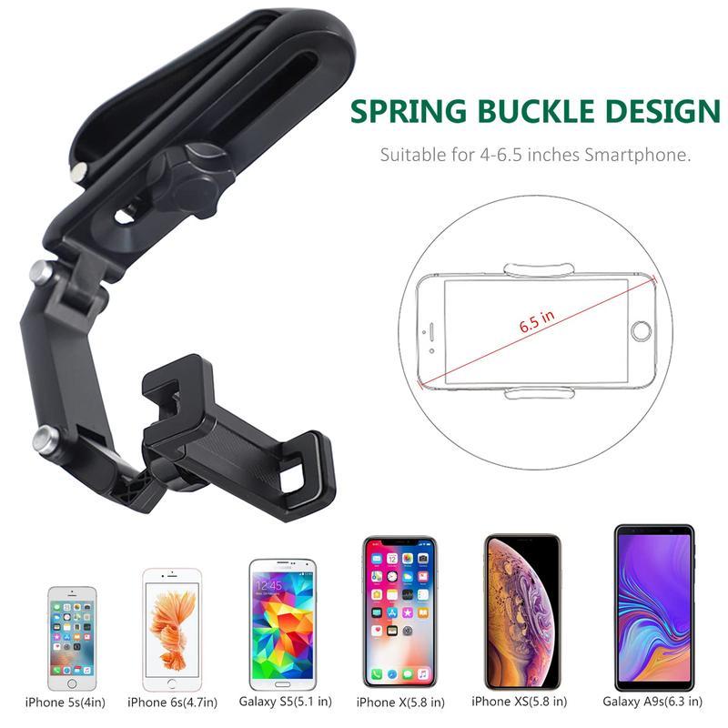 🔥49% OFF📱1080° Adjustable Car Sun Visor Phone Holder