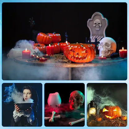 🎃 12 LED Ultrasonic Mist Maker Fogger for Halloween Décor ✨