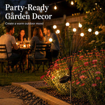 Solar Firefly Lights: Outdoor, Waterproof, for Gardens, Courtyards, and Balconies