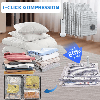 ✈️49% OFF TODAY🧳 Travel Vacuum Storage Bags with Electric Pump