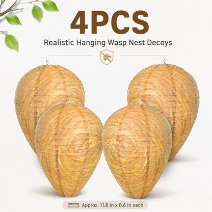 Wasp Nest Decoy 🐝 Natural Outdoor Repellent