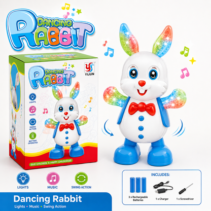 🐝 Musical Dancing Bee Toy with Lights, Music & Rolling Eyes 🎶