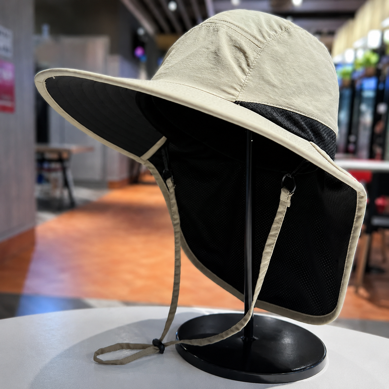 👒 Unisex Wide Brim Sun Hat with Neck Flap Breathable Mesh Outdoor Protection Cap ☀️🌿