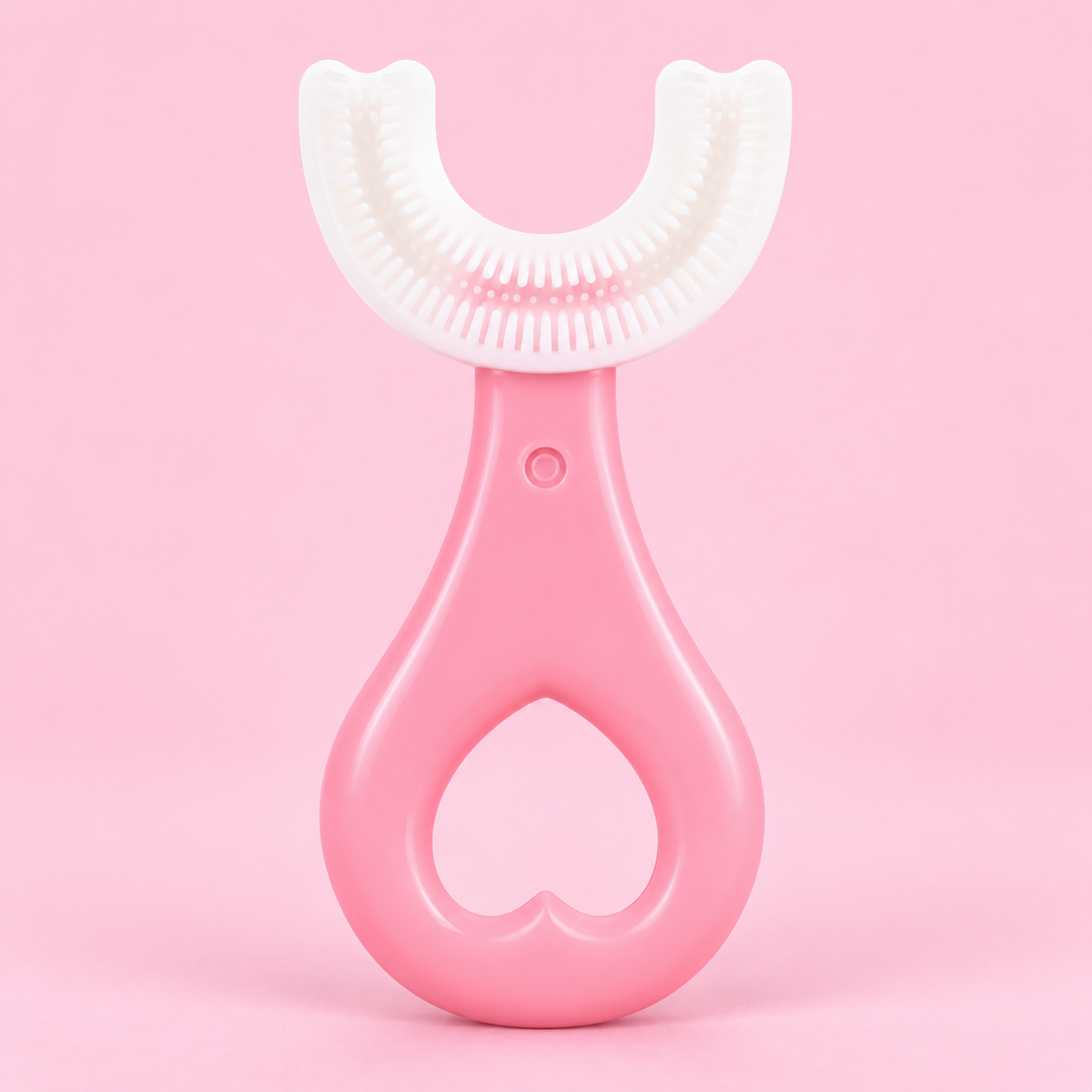 🦷 Kids 360° U-Shaped Oral Care Toothbrush – Gentle Silicone Training Brush ✨