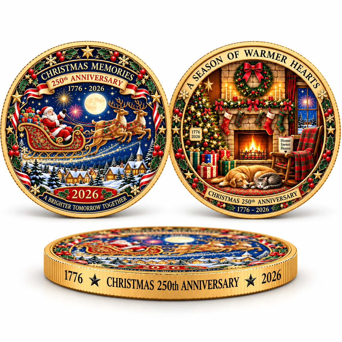 🎄 2026 Christmas 250th Anniversary Commemorative Collectible Keepsake ⭐