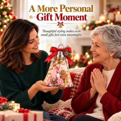 🔔 Fill-Your-Own Christmas Gift Box – Clear DIY Holiday Surprise Container for Small Gifts