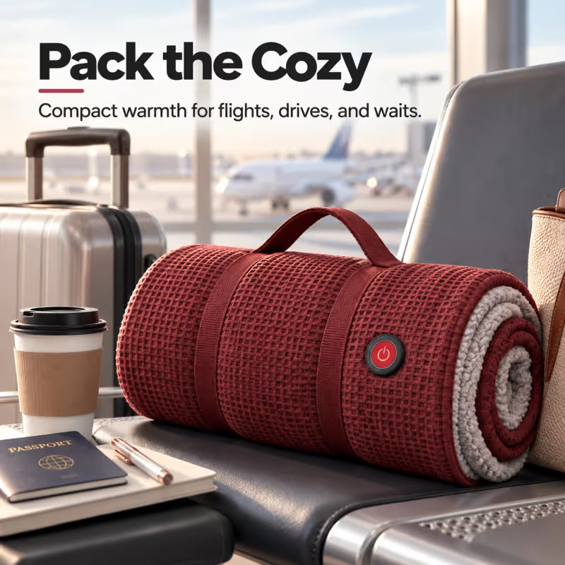 🛋️ Wearable Heated Blanket for Cozy Couch & Desk Comfort 🔥