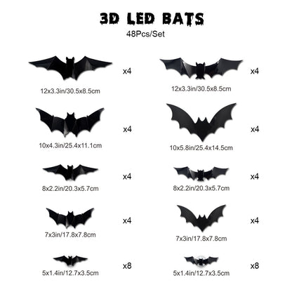 🔥SPOOKY SALE 49% OFF🦇 Halloween LED Bat Decorations