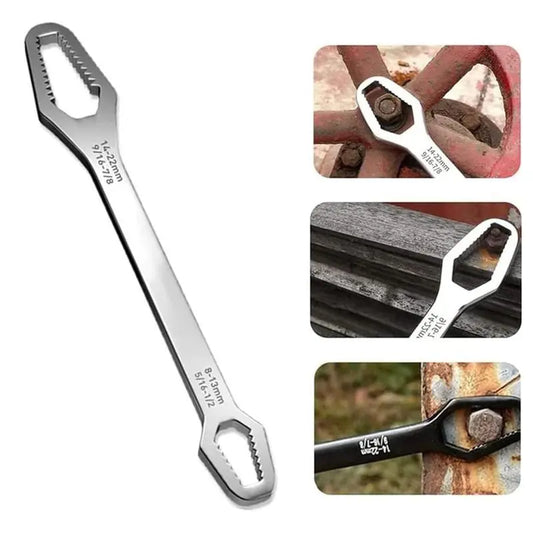 🔥Hot Sale 49%✅️Universal Double-head Self-tightening Wrench🔧8-22mm