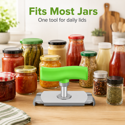 Effortless Arthritis Jar Opener, 2024 Upgraded Bottle Opener Is Suitable For Hand-Weak, Easy-To-Open Adjustable Handle Bottle Opener, Suitable For The Elderly.