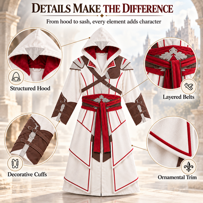 🔥 50% OFF Hooded Warrior Lounge Robe – Fantasy-Inspired Plush Comfort ⚔️