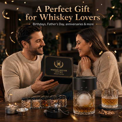 ✨ Electric Aroma Infuser Kit – Whiskey & Cocktail Wood Smoke Infuser