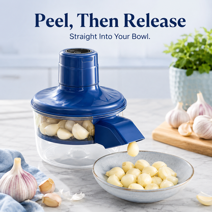 🧄 Electric Automatic Garlic & Fruit Peeler Machine 🍇