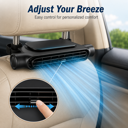 🧊 Portable Car Headrest Cooling Fan