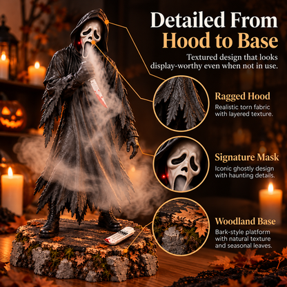 👻Ghostly Reaper Mist Humidifier – Spooky Halloween Décor with Remote 🎃