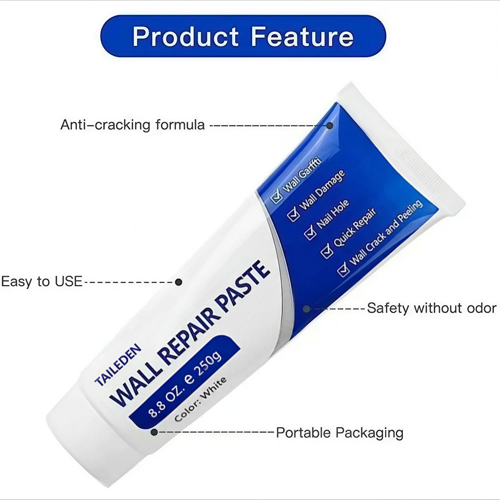 🛠️50% OFF TODAY🏠 Self-Adhesive Drywall Repair Kit ⚡Fix Holes in Minutes