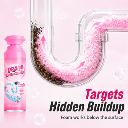 ⚡️ [BUY 1 GET 1 FREE] 🫧 Foaming Pipe Cleaner & Drain Deodorizer – 360° Expanding Sink Foam ✨