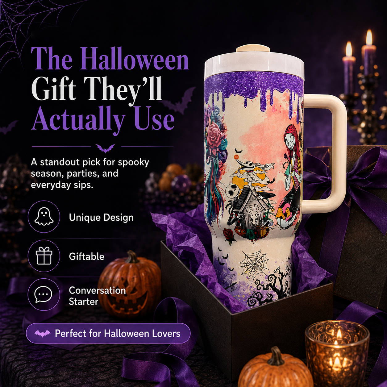 🔥 55% OFF TODAY💀 Halloween Skeleton Tumbler
