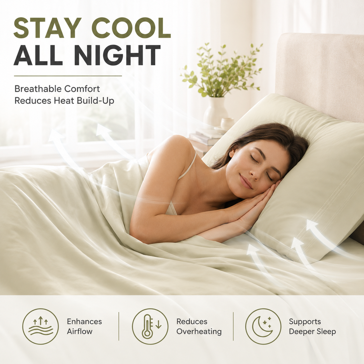 🔥 55% OFF LAST DAY 🔥 Luxury Comfort Bedding Set - Ultra-Soft Deep Pocket Sheets 🛏️