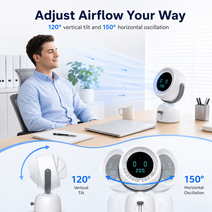 🤖 Smart Head-Tracking AI Desk Fan 🌬️