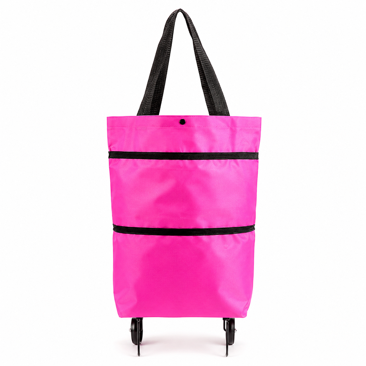 🛒 Foldable 2-in-1 Shopping Cart Bag with Wheels 🛍️