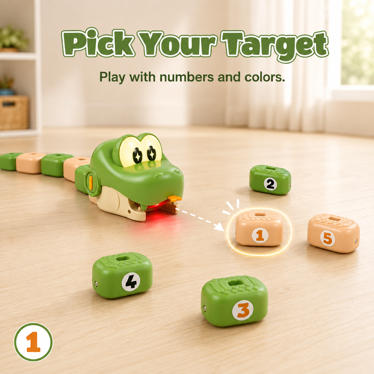 🐊 RC Crocodile Magnetic Block Collecting Car Toy Set 🎮