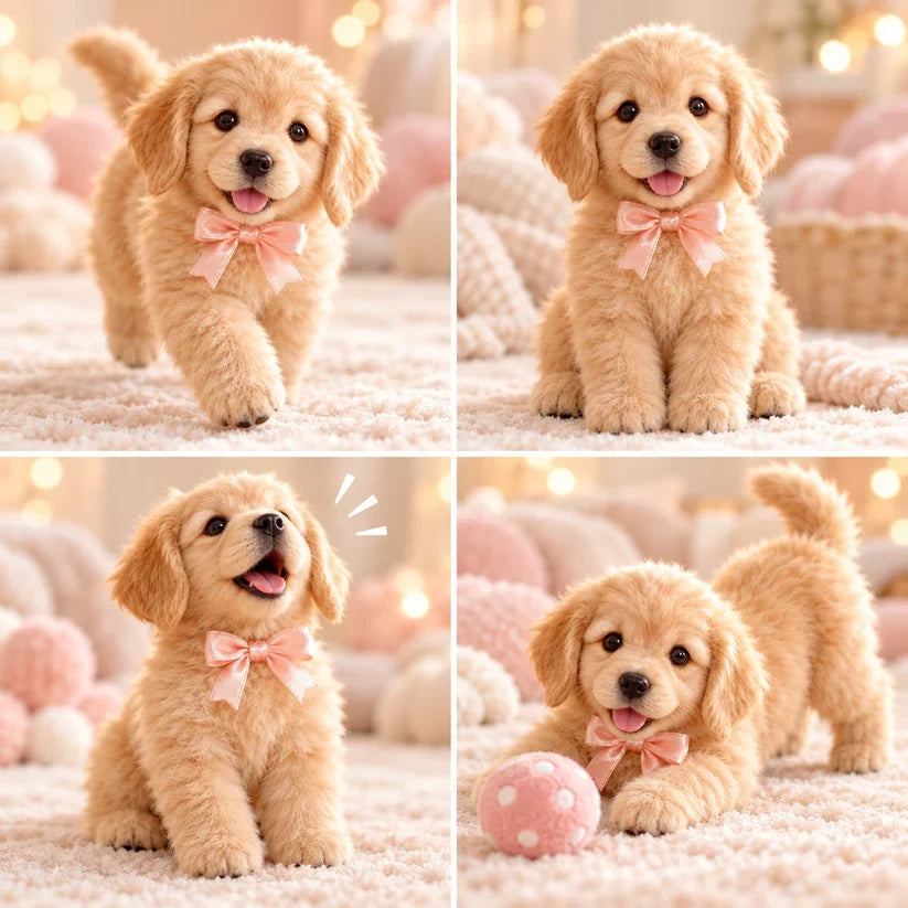 🐶 49% OFF – Golden Buddy™ Realistic Robot Golden Retriever Puppy🐾