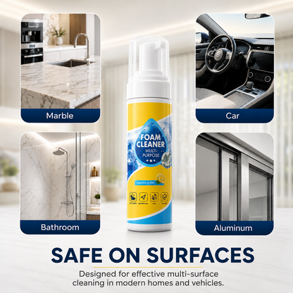 🫧 4-in-1 Multi-Enzyme Foam Cleaner - Instant Stain Remover 🚗