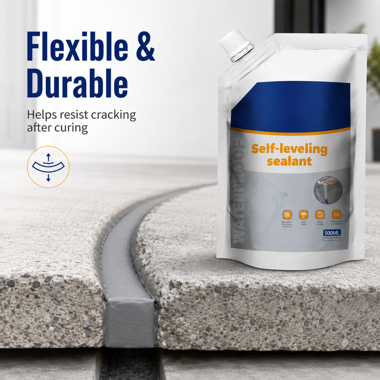 🛠️Self-Leveling Rapid-Cure Concrete Joint Filler 🛠️