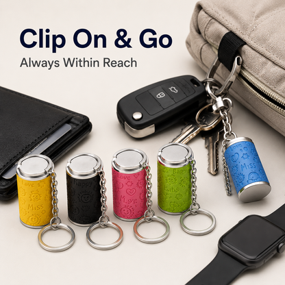 🪙 Never Lose Your Coins Again! Mini Coin Storage Keychain 🔑💼