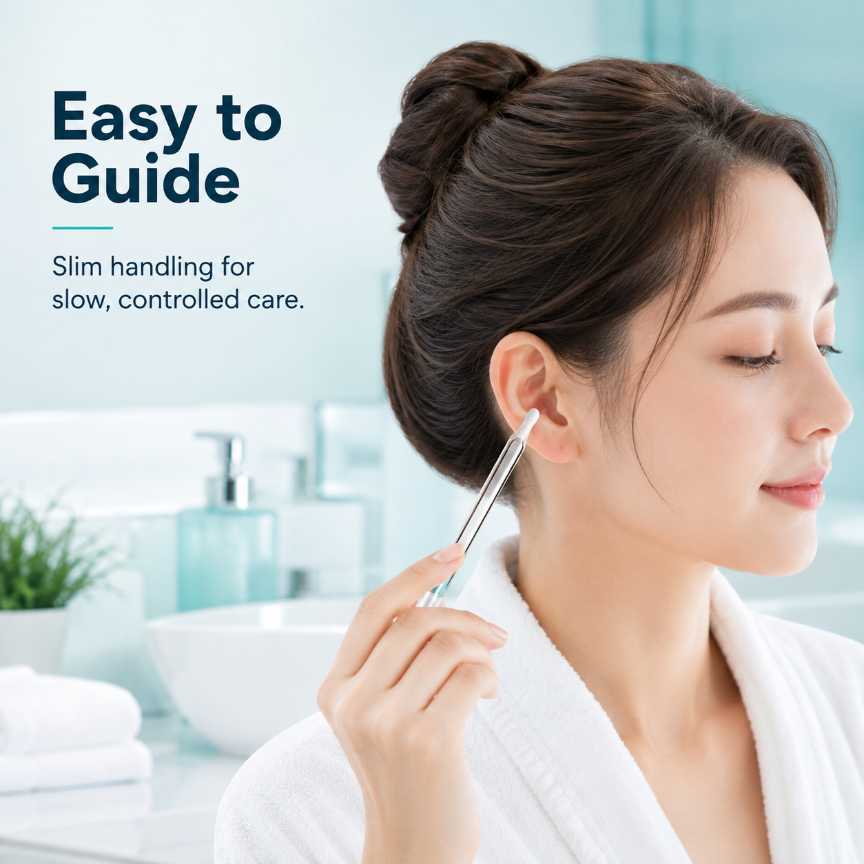 👂 24-Piece Reusable Soft Outer-Ear Cleaning Sticks Set with Storage Case 💧