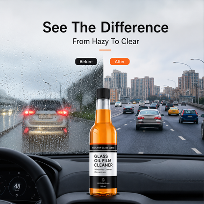 🧪 -45°C De-Icing & Anti-Oil Film Windshield Cleaner (150mL)❄️