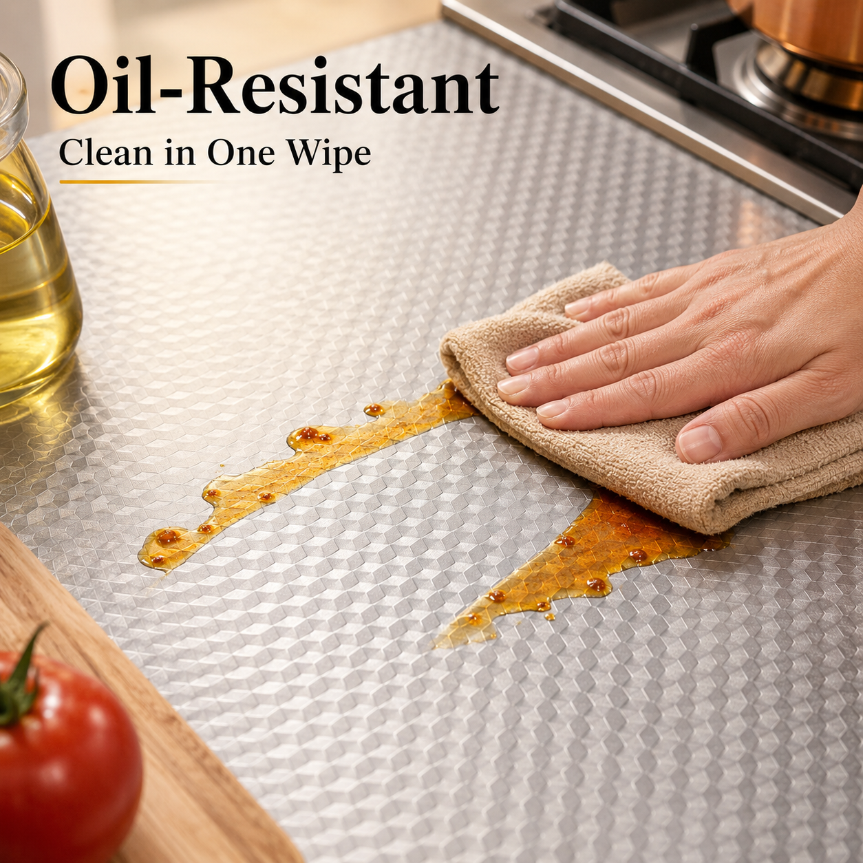 ✨🔥 Peel & Stick Aluminum Foil – Instant Kitchen Makeover 🏡