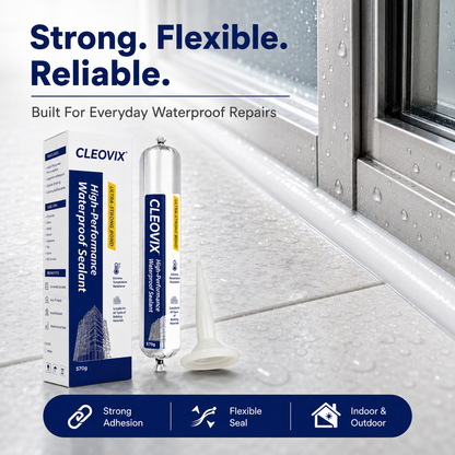 💧 High-Performance Elastic Waterproof Sealant for Leaks & Gaps (570g) 🛡️