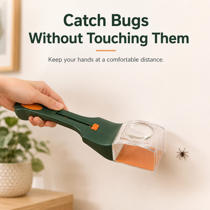 🕷️ Handheld Humane Bug Catcher with Magnifying Lens 🌿