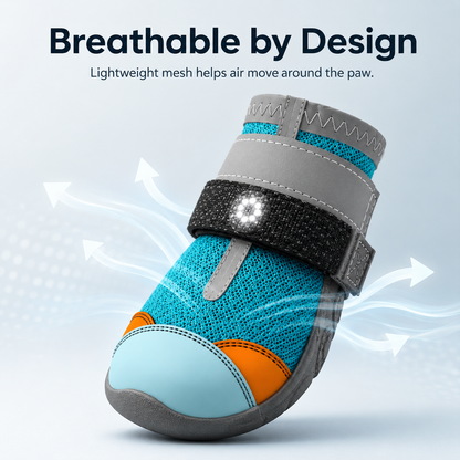 🐕 Breathable LED Light Dog Boots for Night Walking Paw Protection 🐾