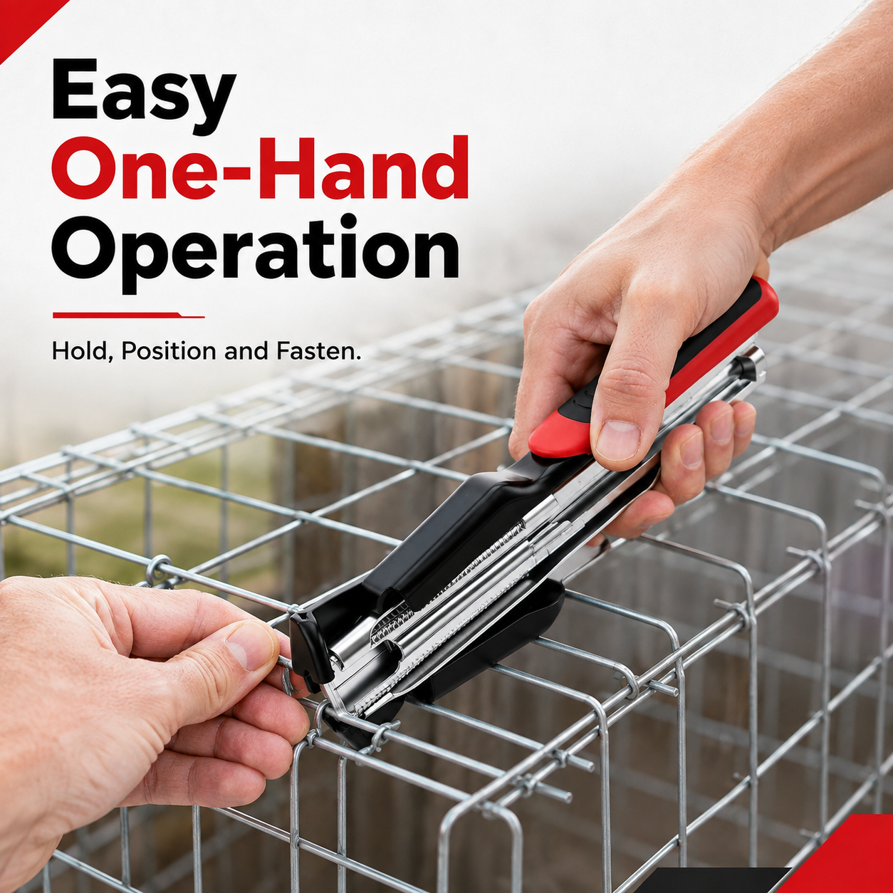 ⚙️ Automatic Spring Loaded Hog Ring Pliers Kit with 2500 Rings 🛠️