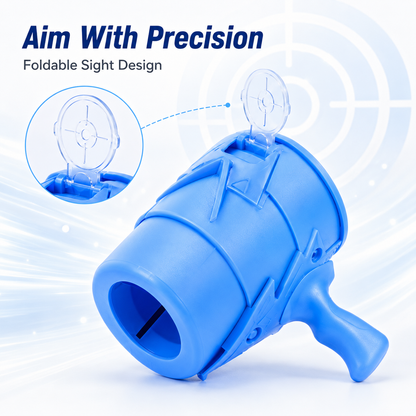 🚚 Free Shipping | 💨 Air Cannon Toy with Foldable Sight 🎯