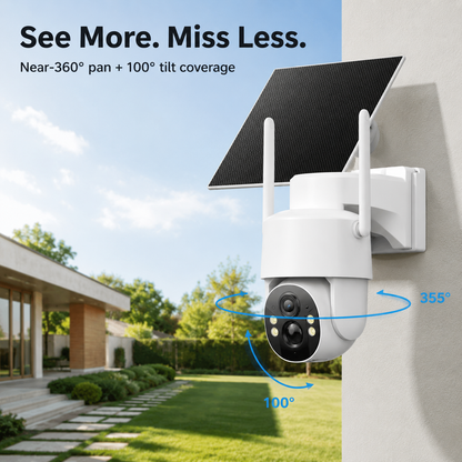 📡 4G LTE Solar Outdoor Security Camera (No WiFi Required) ☀️