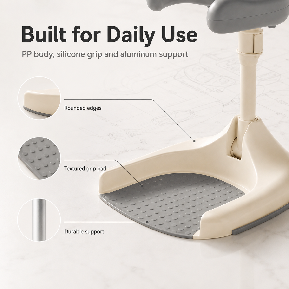 🛁 Adjustable Toddler Standing Bath Support & Shower Assistant 👶