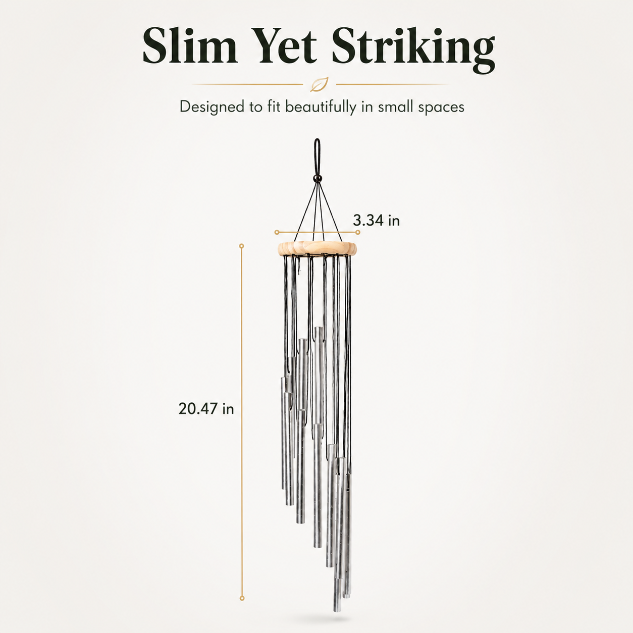 🎐 12 Tube Wind Chimes Outdoor Indoor Deep Tone Memorial Windchimes with S Hook 🌳