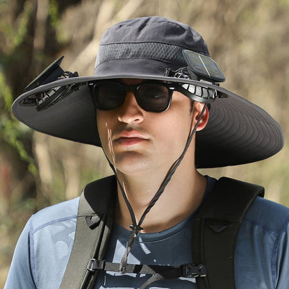 🔥Summer Hot Sale 49% OFF⚡2026 New Ultralight Solar Fan Sun Hat🎁Lighter Than a Baseball!⚾