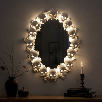 ✨DIY Light-Up Skull Mirror™💀