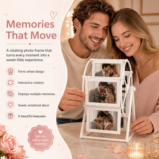 🎡 Rotating Ferris Wheel Photo Frame