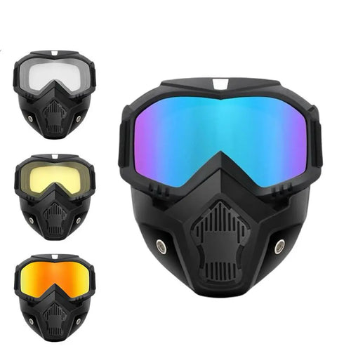 Detachable Full Face Goggle Mask