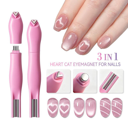 🔥3-in-1 Cat Eye Magnetic Tool for Salon-Style Nail Art