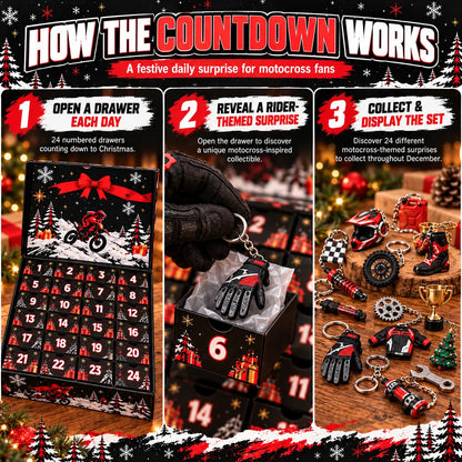 🏍️ MotoRush  24-Day Motocross Advent Calendar – Daily Rider Surprises for Bike Fans